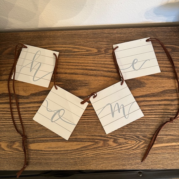 Shiplap HOME banner / Farmhouse Sign - Picture 2 of 2